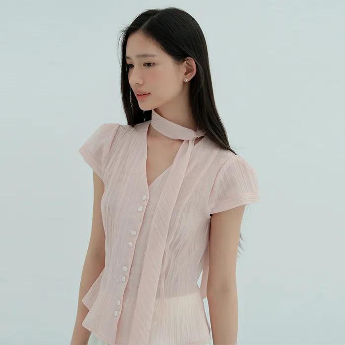 Sora Tie Blouse_4Colors