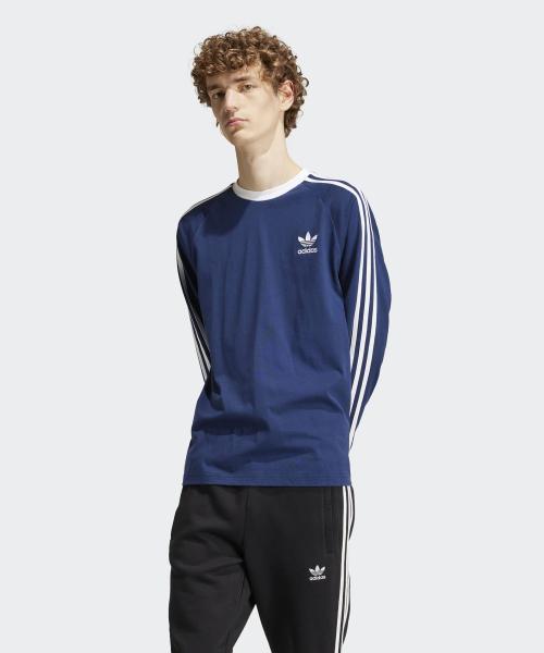아디다스(ADIDAS)  3S 긴팔 티 - 네이비 / IM9428 - 사이즈 & 후기 | 무신사