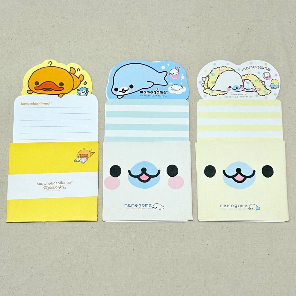 고전문구 산엑스 카모노하시카모 마메고마 편선지세트