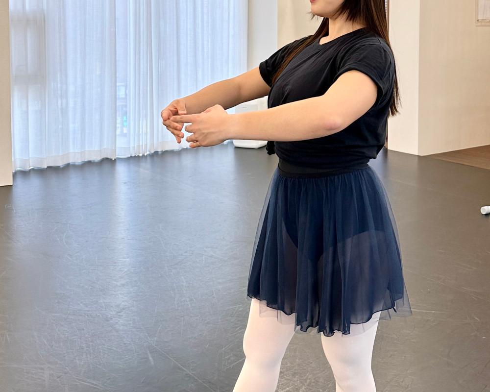 Grand Laurel Skirt (Navy) l 그랑 로럴 스커트 (reversible) 성인 발레 취미 발레복