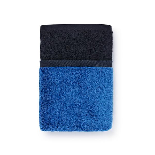 Reversible Black & Persian blue, 50x95cm