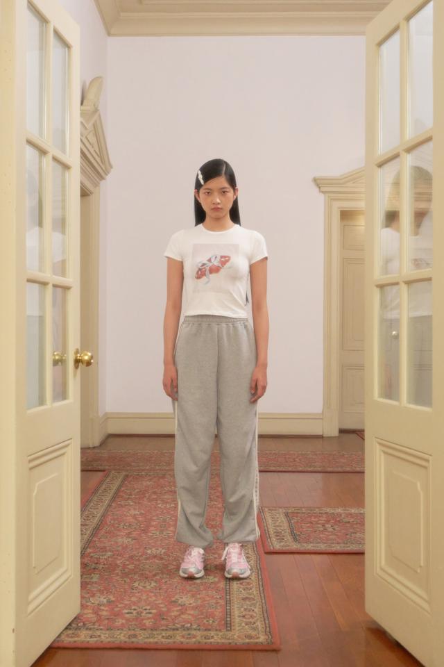 (바로 발송) Print T-shirt (Croissant)