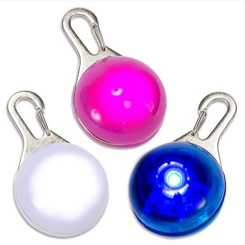 딩동펫 애견 LED 라이트 클립형, 화이트 + 핑크 +..., 16g, 1세트