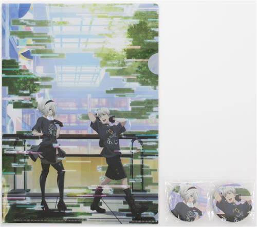 NieR:Automata Ver1.1a クリアファイル&缶バッジセット 2B(ヨルハ二号B型)&9S(ヨルハ九号S型)