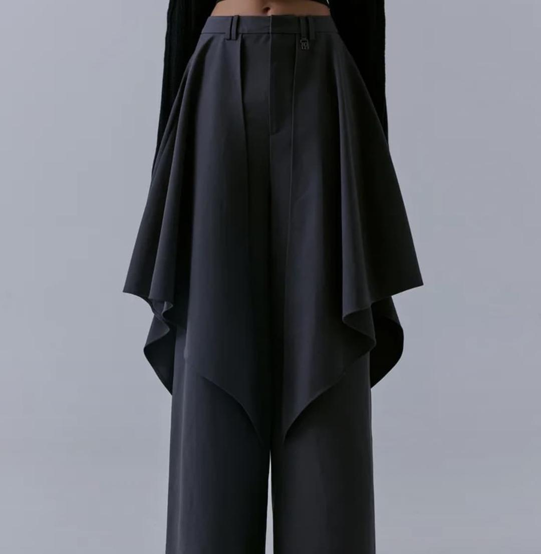 Layered Drape Wrap Trouser | 후루츠패밀리