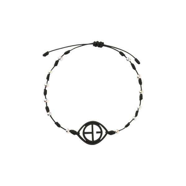 비코 실버볼 팔찌 블랙