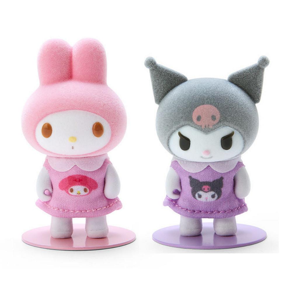 산리오 피탓토 프렌즈 미니 플로키 피규어 쿠로미 마이멜로디