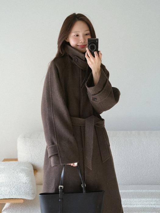 [꼬민지PICK]Touve Wool Cashmere Blend Balmacan Coat