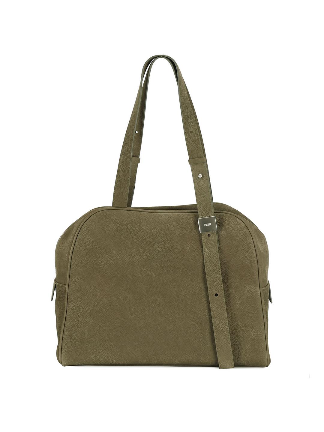 Midnight Boston Bag_Nubuck khaki