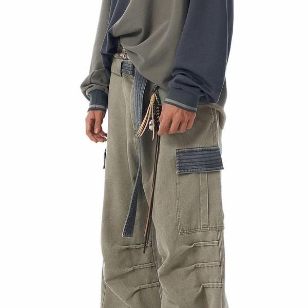 Heavyweight Washed Paratrooper Pants
