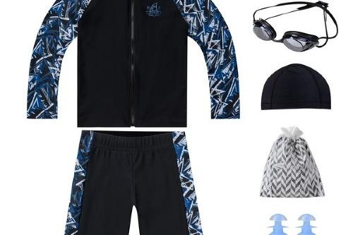 아동 래쉬가드 집업 AQA375 선수용수경5종세트