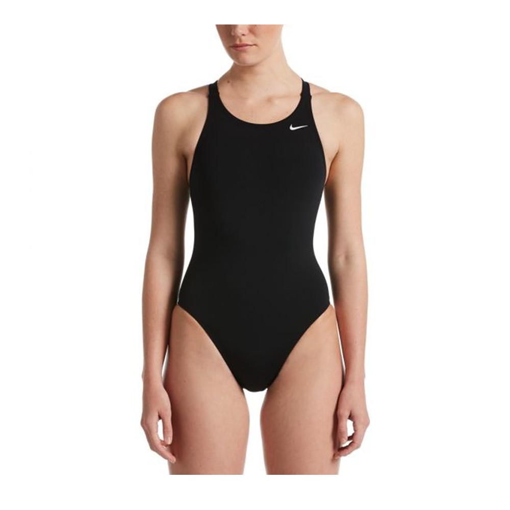 나이키 하이드라스트롱 솔리드 패스트백 원피스 블랙 WOMENS NIKE HYDRASTRONG SOLID FAST BACK ONE PIECE