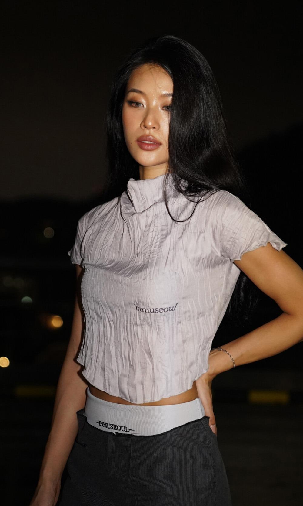 museoul cowl shirt [mauve]