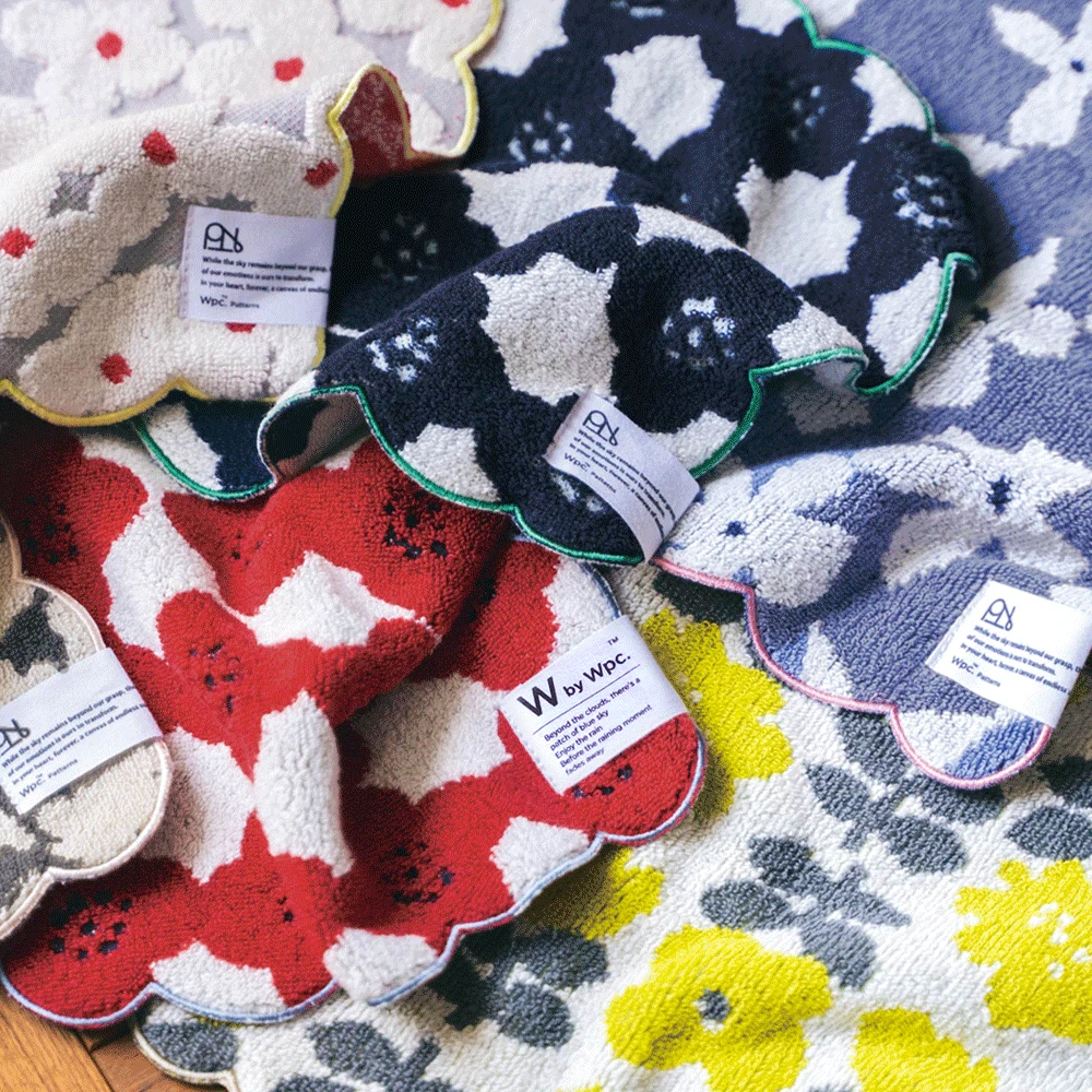 Wpc.손수건 뽀송뽀송 스캘럽 손수건 H13-204