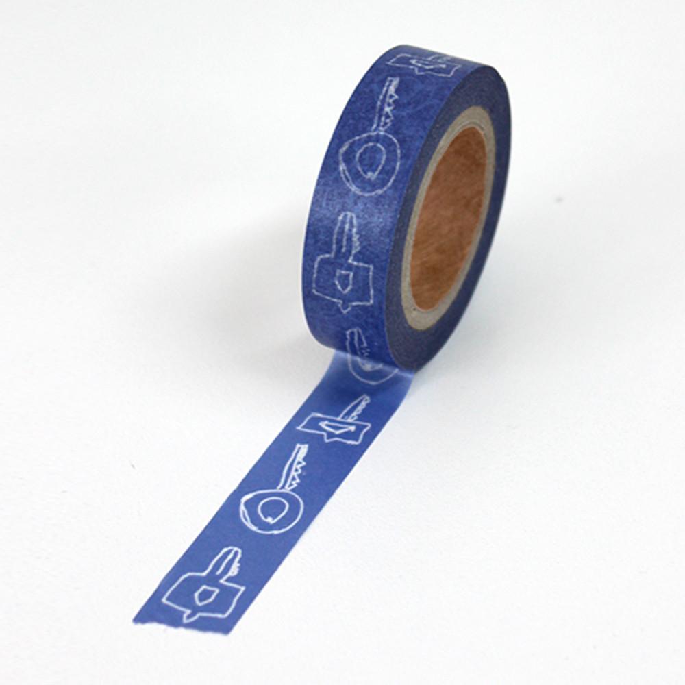 열쇠챙겨 다꾸 마테 마스킹테이프