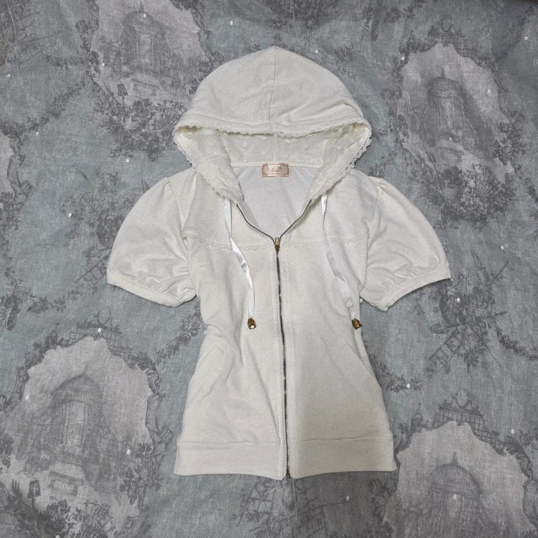 빈티지 로걀 반팔 후드집업 리즈리사 미셸마카롱 히메갸루 | 후루츠패밀리