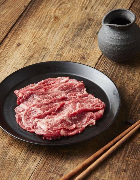 [태우한우] 1+ 한우 채끝 스키야키용 200g (냉장)