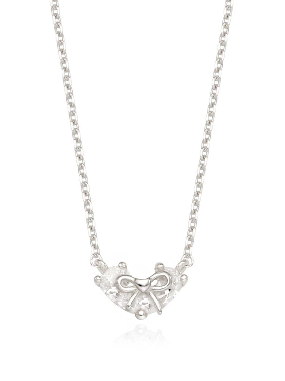 [르세라핌 홍은채 착용] pixie ribbon cubic necklace