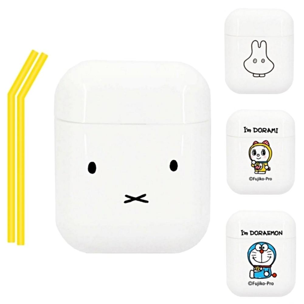도라에몽 미피 캐릭터 실리콘빨대 케이스 세척솔 세트구성 스트로우 빨대 친환경제품