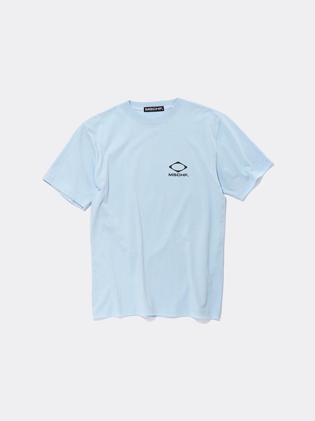 미스치프 RHOMBUS CREWNECK T-SHIRT-SKY BLUE