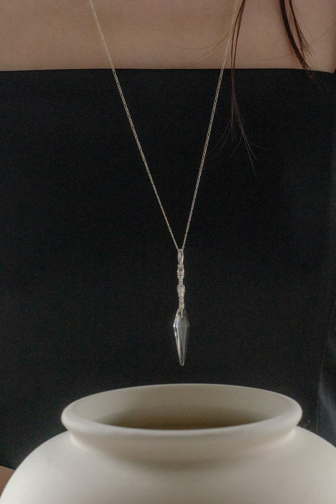 Crystal-Sword necklace