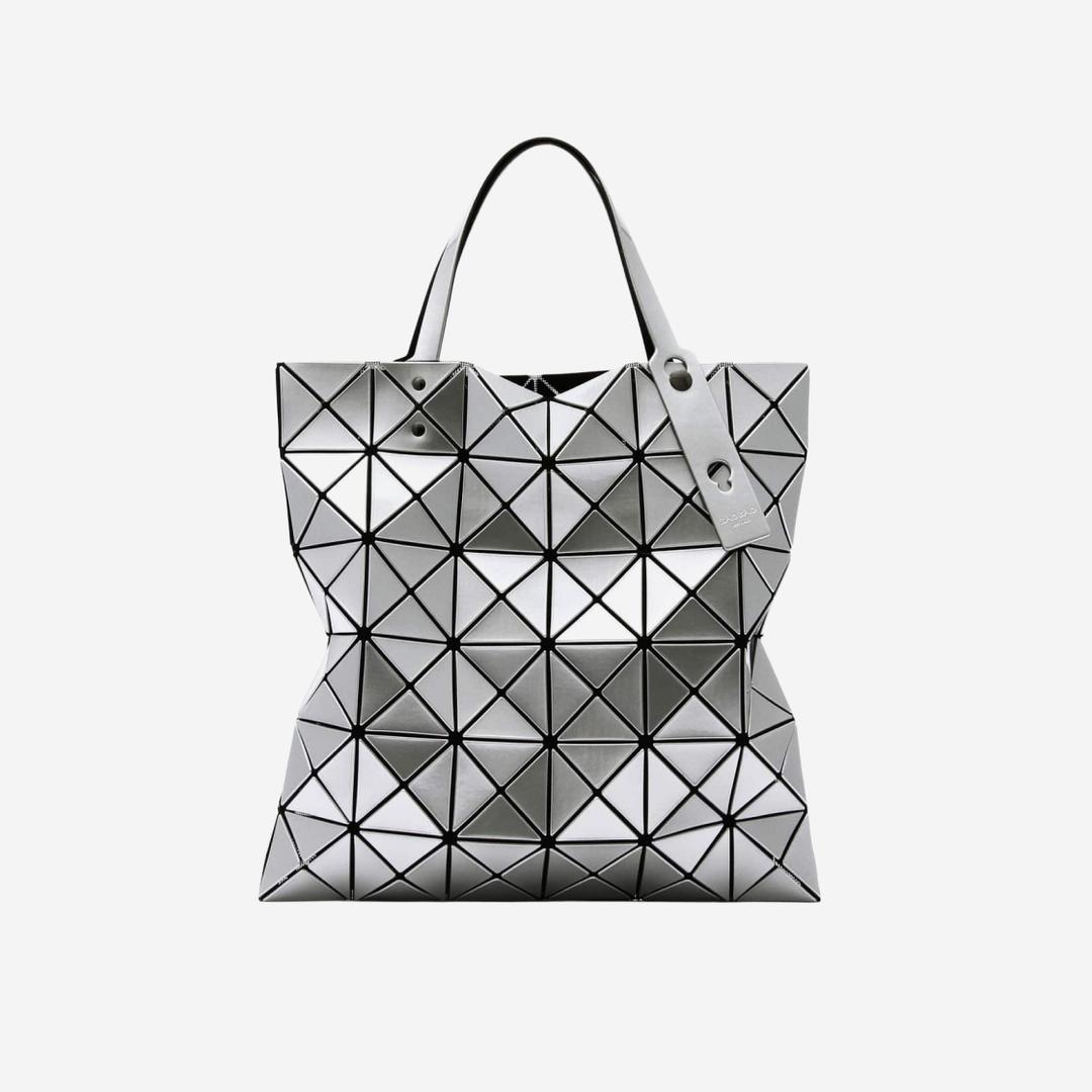 Bao Bao Issey Miyake Lucent Tote Bag Silver