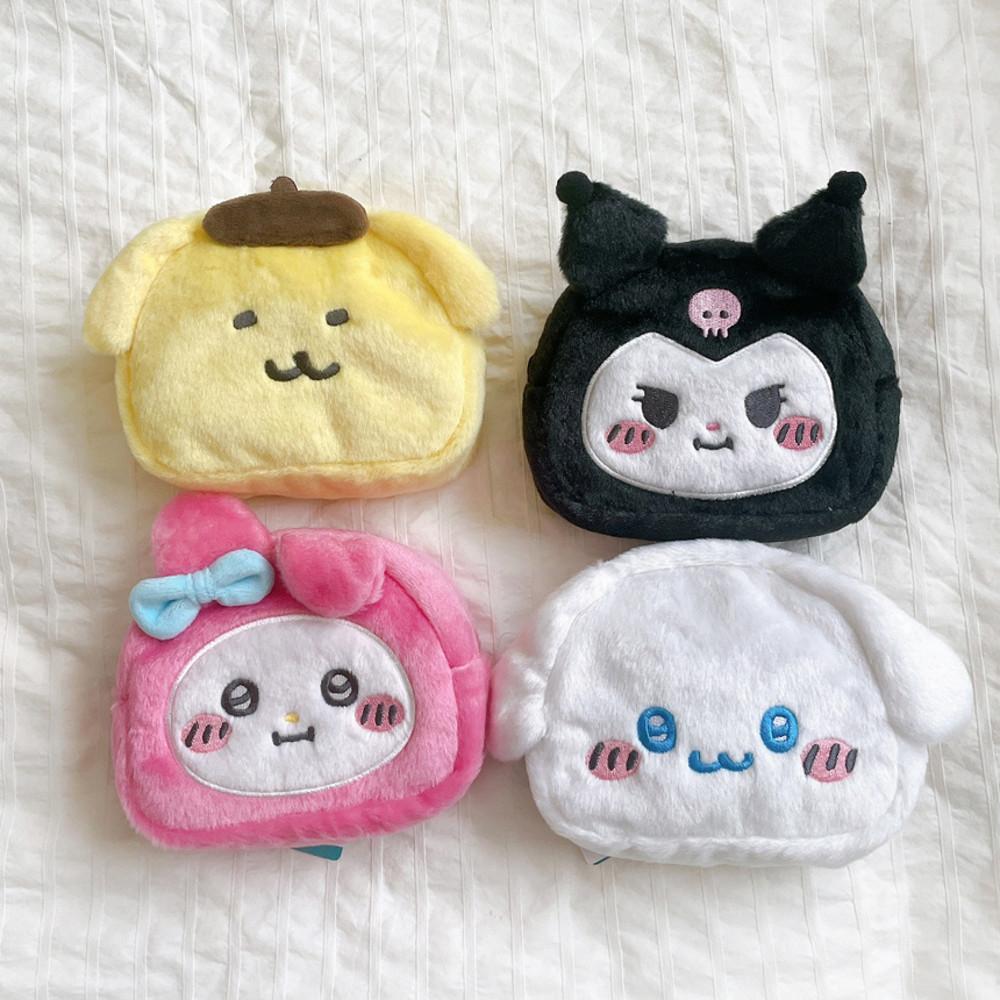 [산리오X나가노] 농담곰 콜라보 마이멜로디 쿠로미 시나모롤 폼폼푸린 파우치