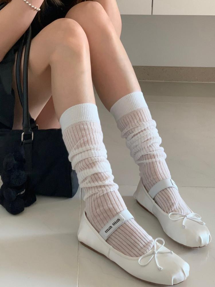 르웬 시스루 반스타킹 삭스