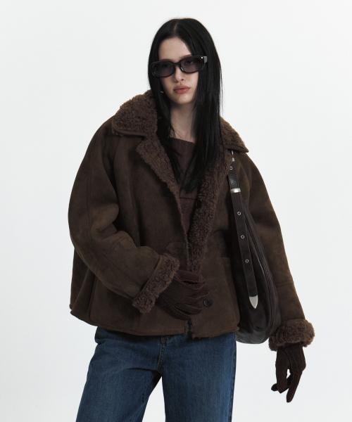 C FUR REVERSIBLE MUSTANG_BROWN