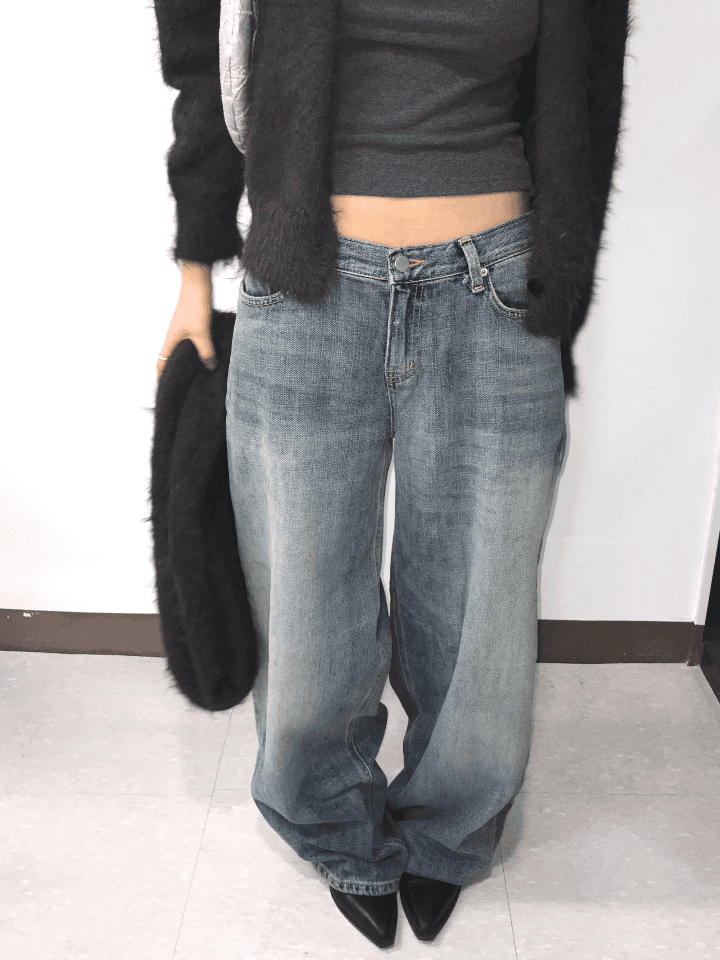 더니브 Omyo lowrise vintage denim