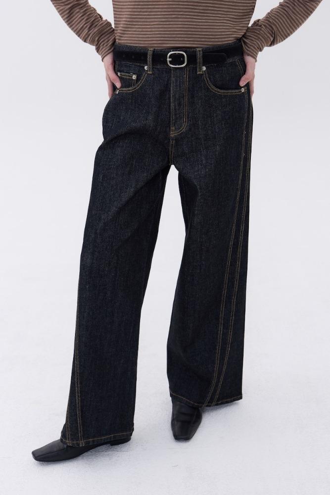 더블 임팩트 데님 - 블랙생지 (비츄센큐 일본원단)