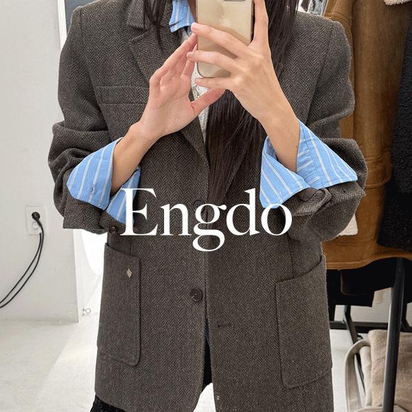 [Engdo] 헤링본 울자켓