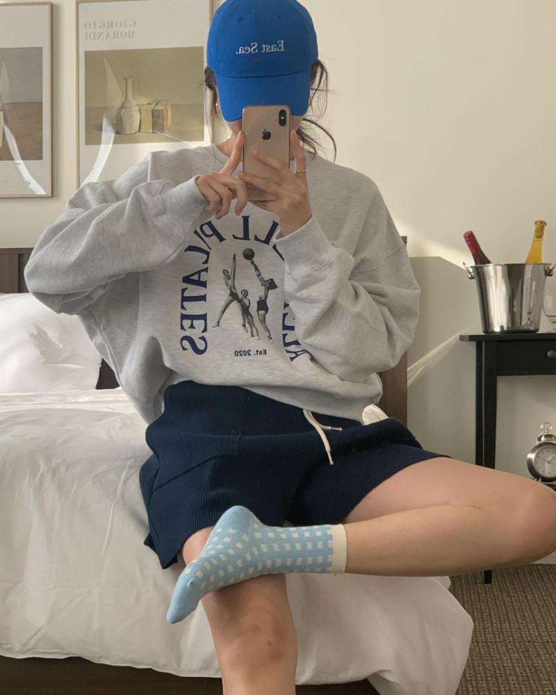 [백멜란지 당일출고] 펠 맨투맨(3color)