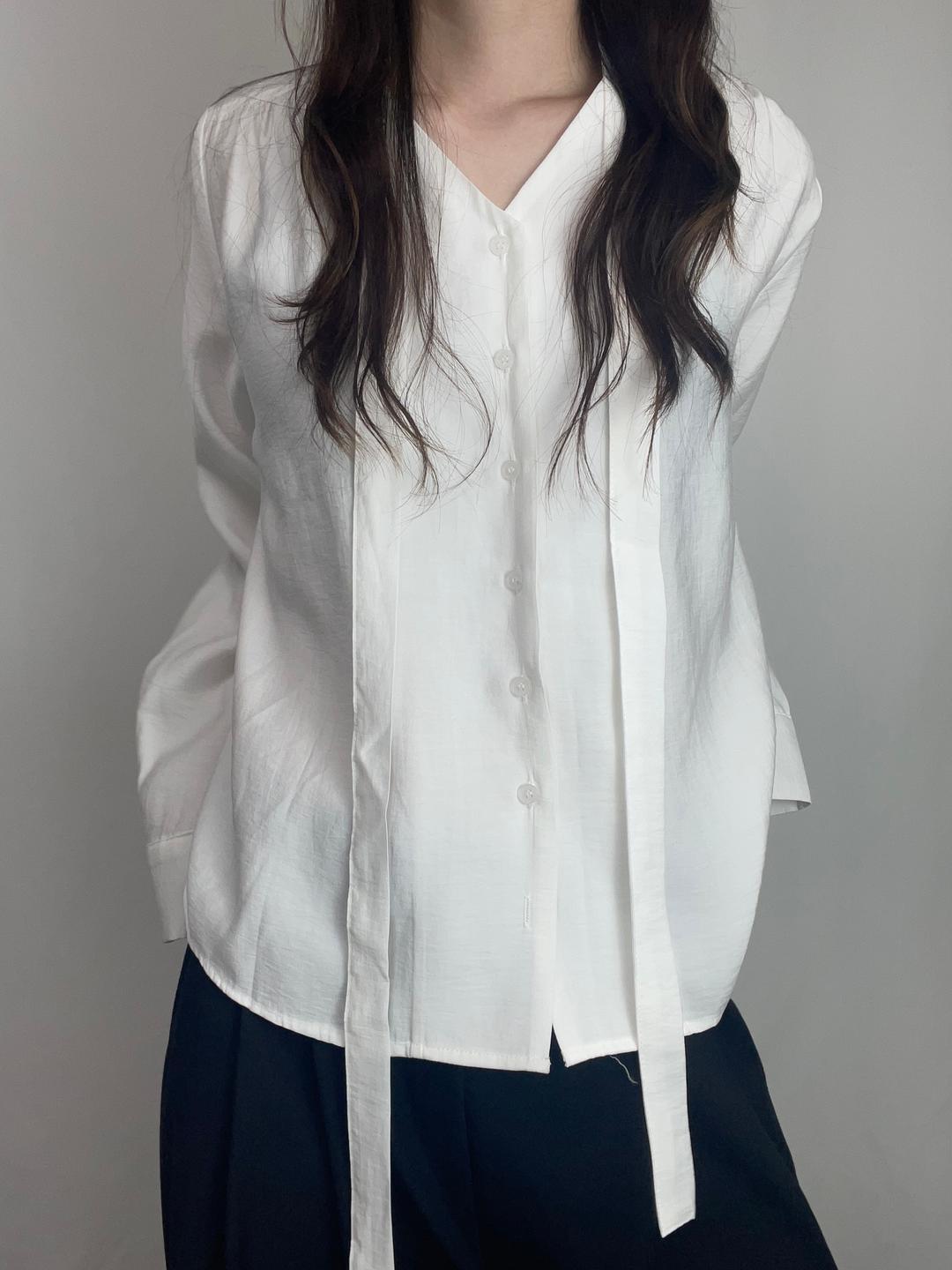 wednesday tie blouse (3colors)