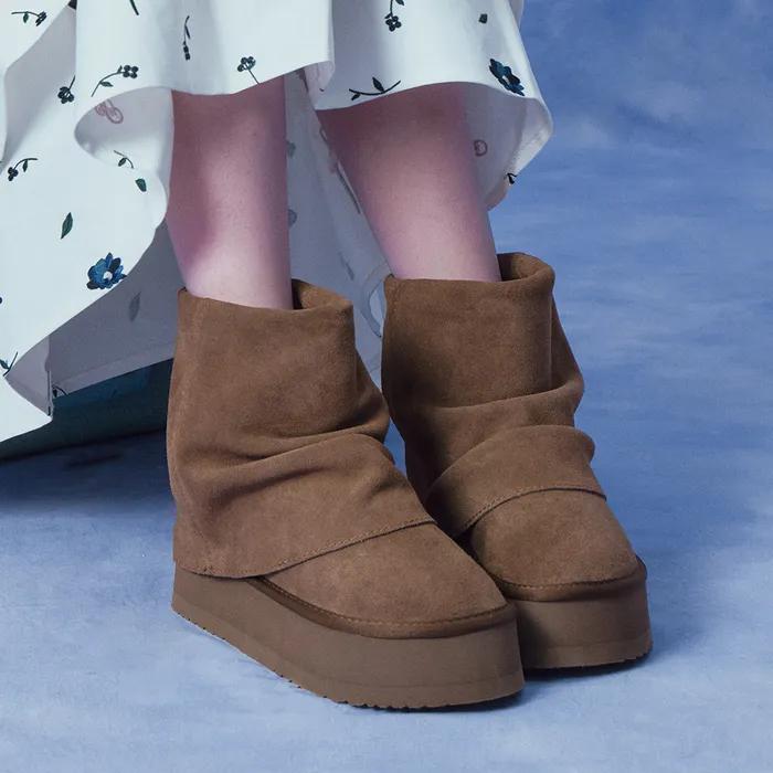 MAXI FOLDED BOOTS SHORT(6inch) - 3 colors