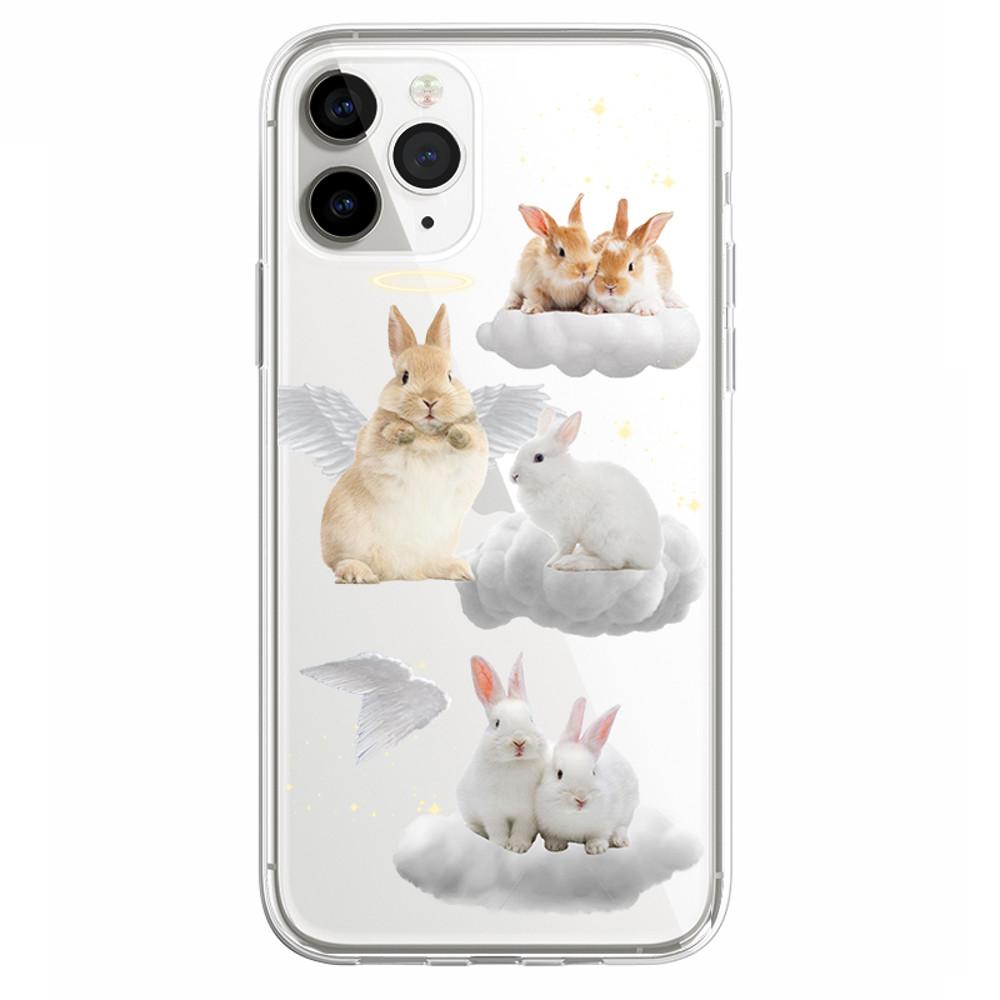 엔젤 바니 래빗 토끼 젤하드 투명 케이스