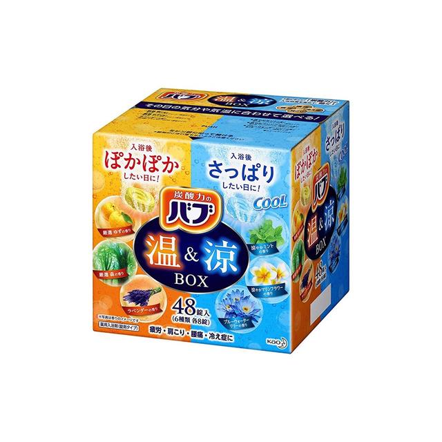 바브 핫 앤 쿨링 탄산 입욕제 48정