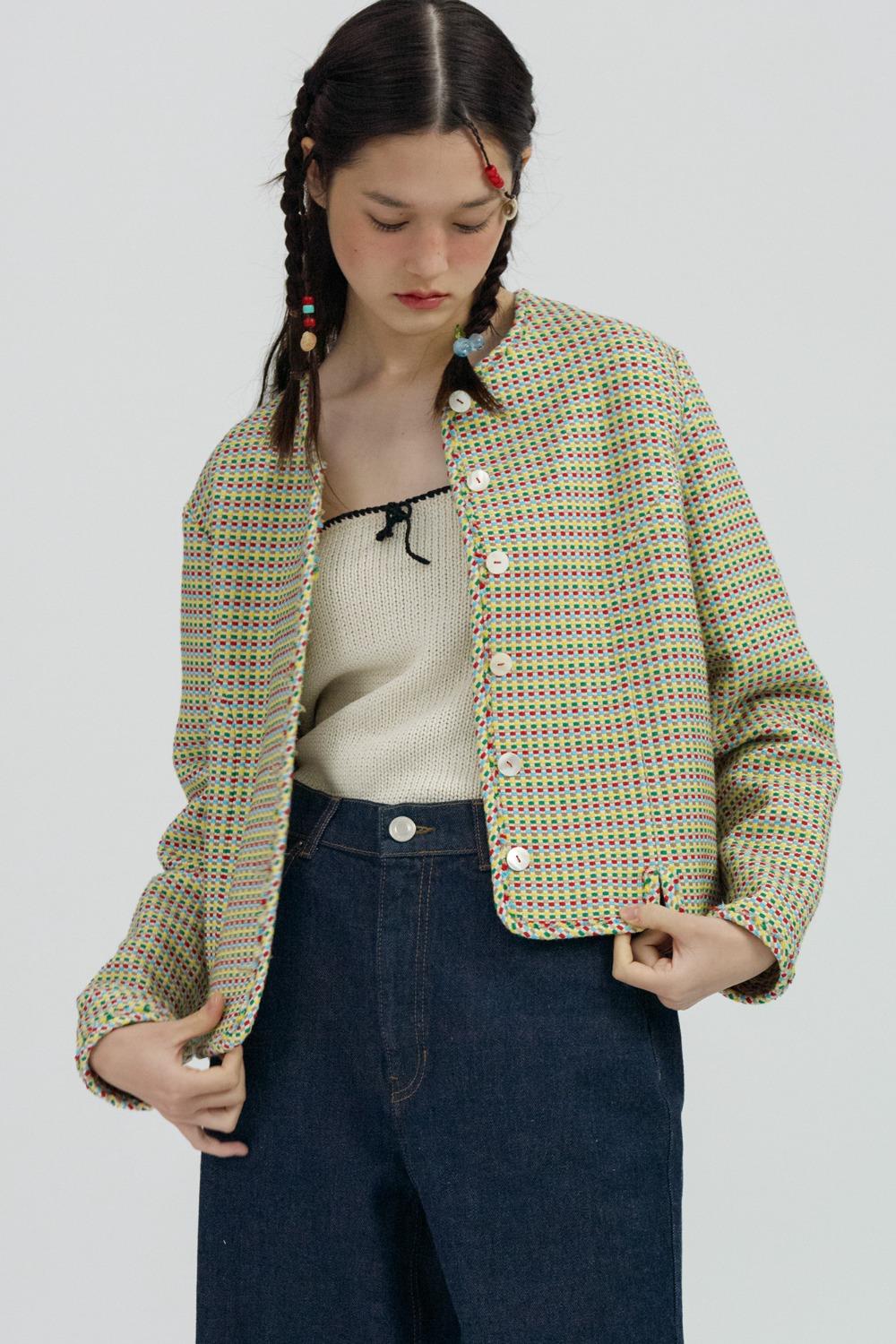 Via Joan tropical jacket (Yellow tropical)