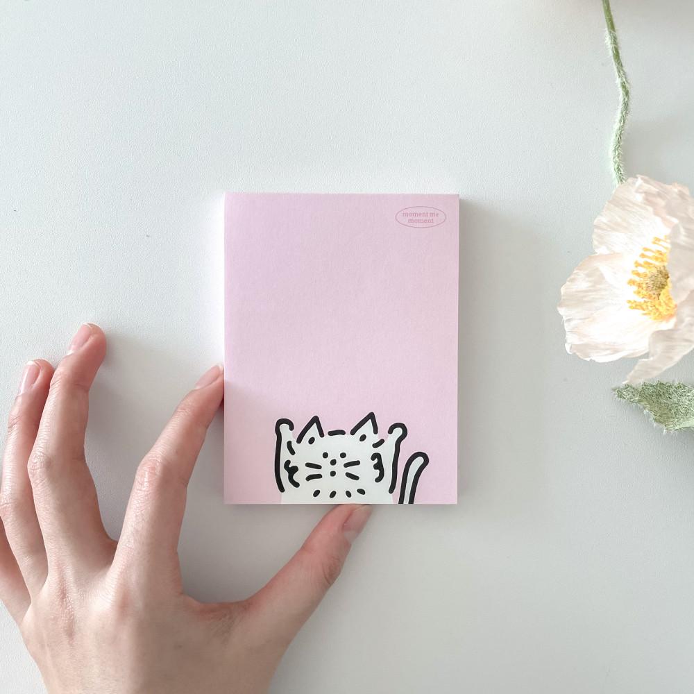 픽미 핑크 떡메모지 pick mi memopad 캐릭터메모지 떡메 노트패드 메모지