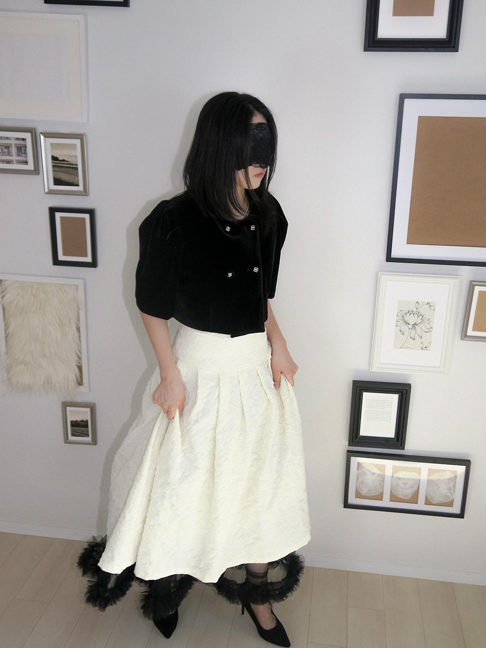 Enyo half velvet jacket