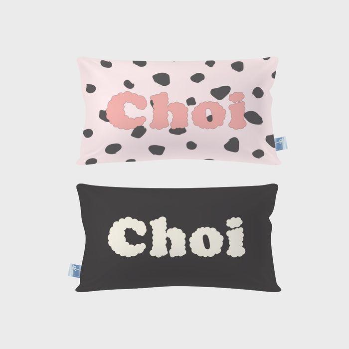 [주문제작] 유어네임 컬러 쿠션 (pink chip)