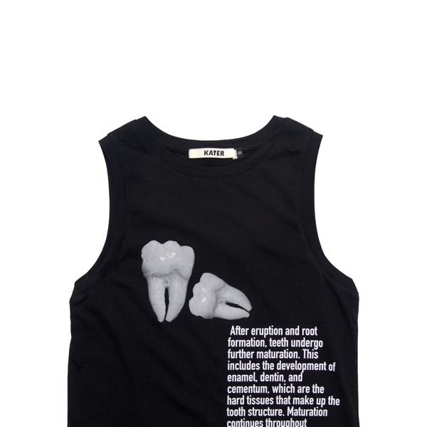 Teeth Sleeveless Tee Black