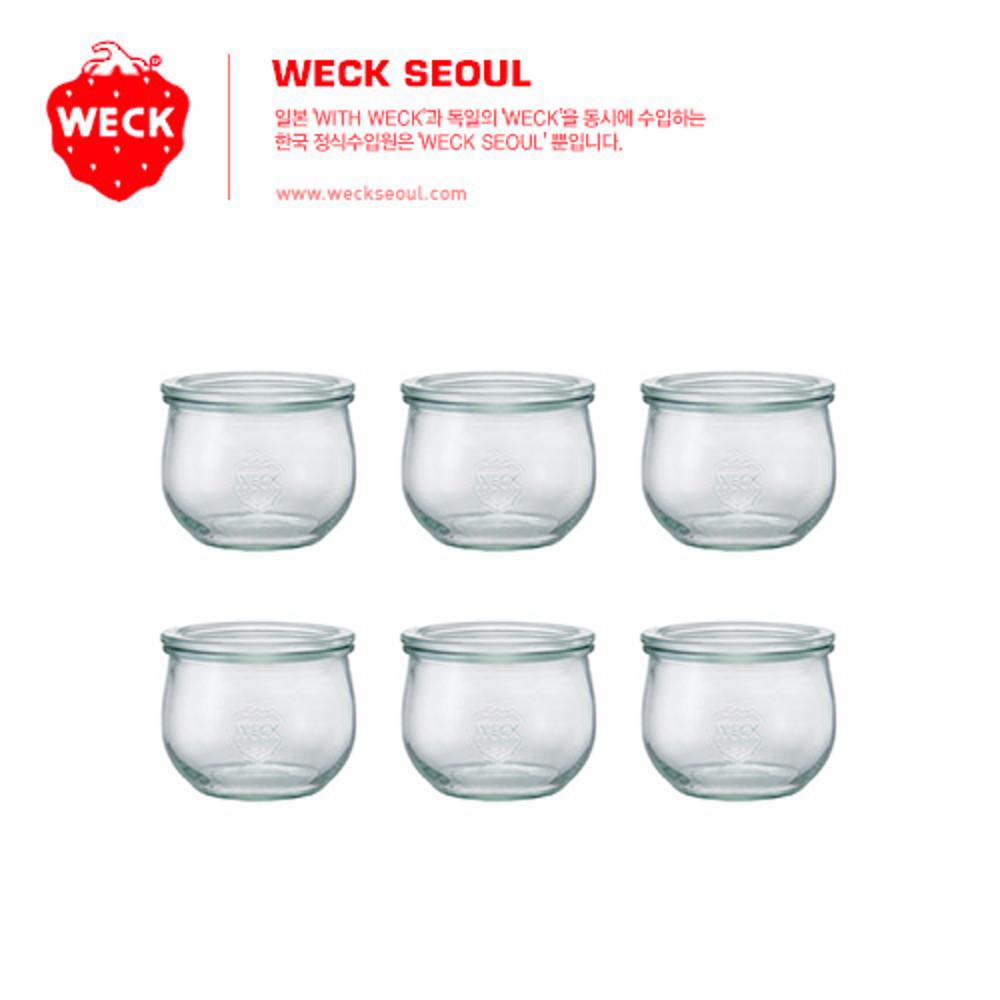 WECK 웩서울 튤립 500ml WE744 1박스 6개