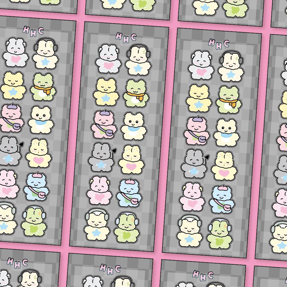 키치 포인트 에폭시 씰스티커