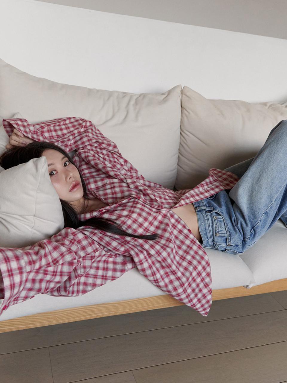 25SS iconic 1 ombre check shirt