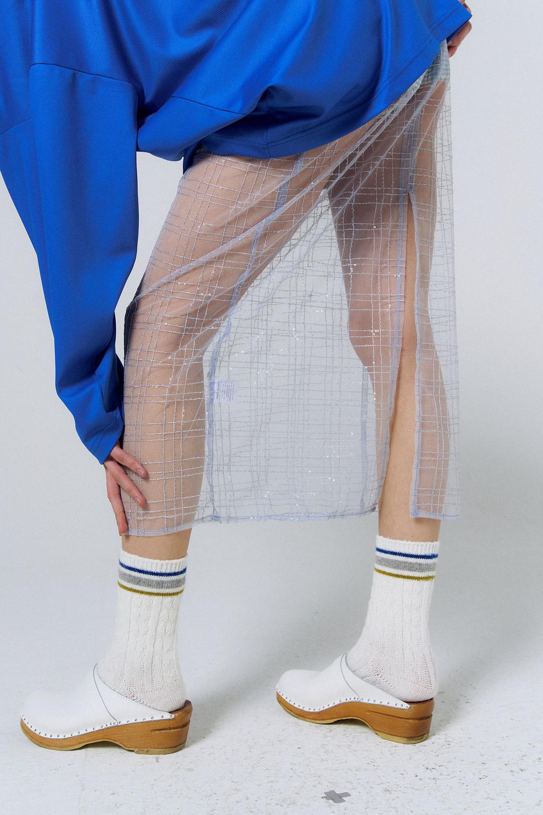 Stella Layered Skirt_Mist Blue