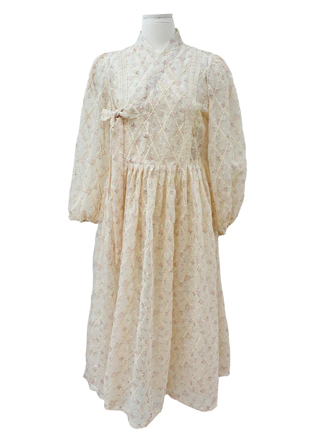 24 다이아 플라워 철릭 원피스 & 민트 나시 원피스