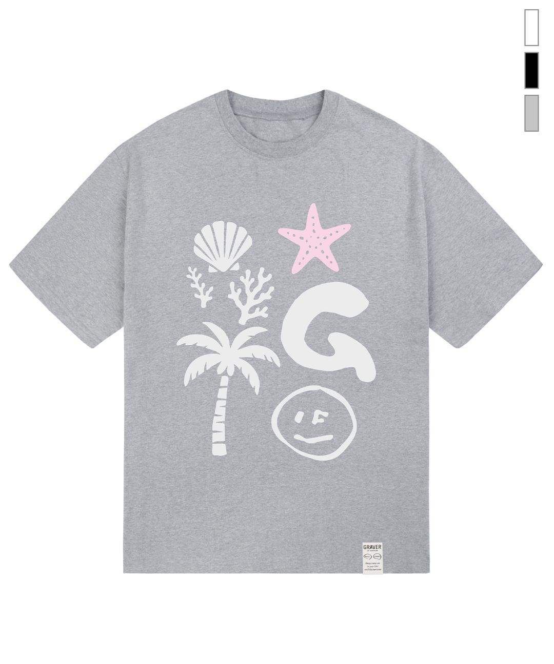 [UNISEX]G BEACH 반팔티_3color