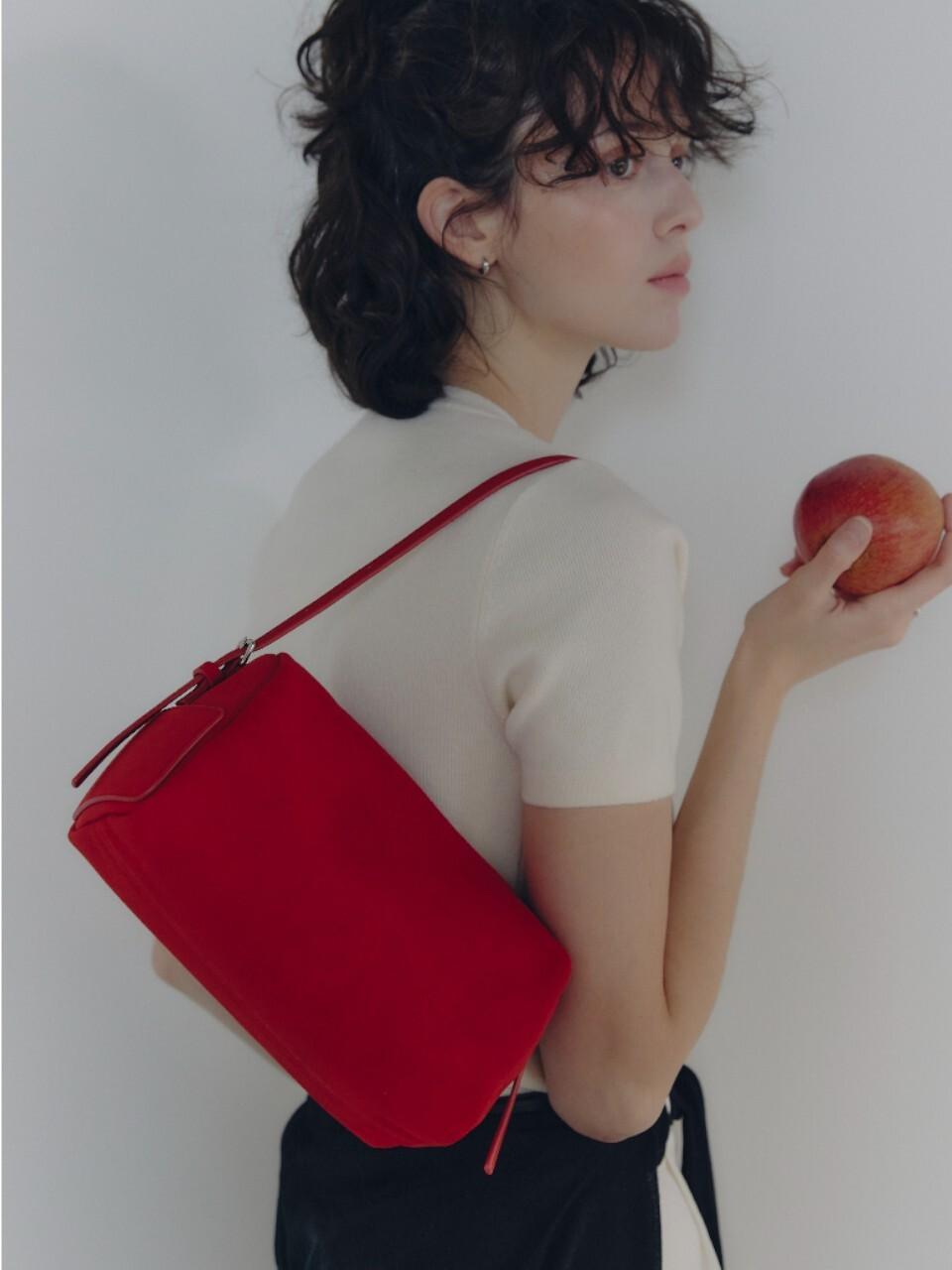FINEE SHOULDER BAGS [RED]