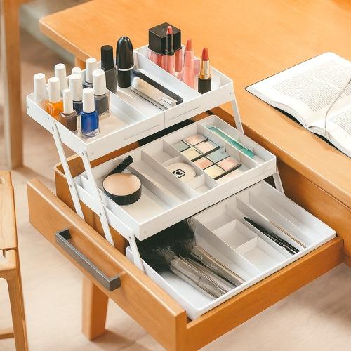 스텝인 계단식 화장대 서랍 정리함